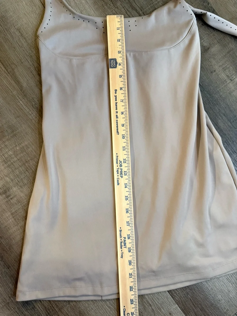 Victoria's Secret Essential Perforated Halter Dress Bare Taupe Size Small